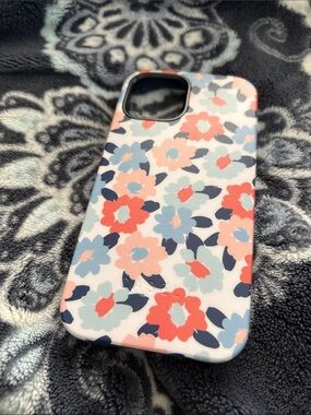 Floral Protective Phone Case -  Casely, Pink & Blue